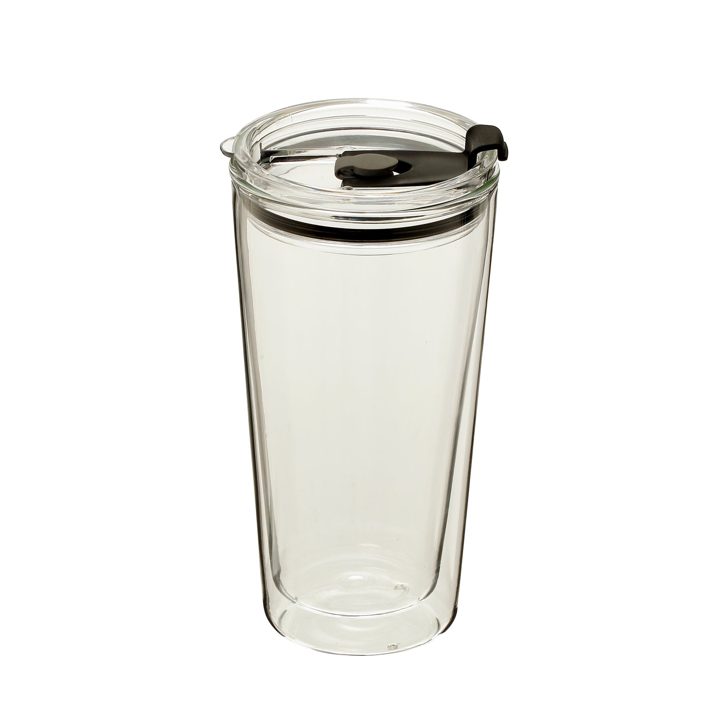 Glass Cup Brosilicate Coffee Glasses with Lid 600ml