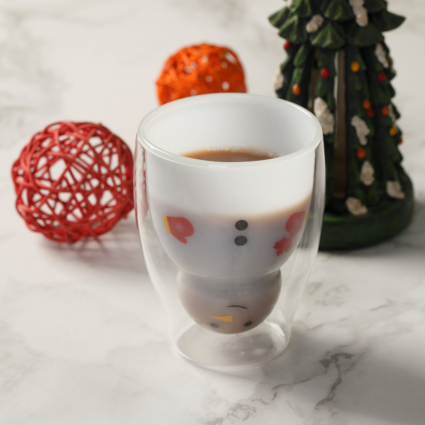 Glass Coffee Cups Double Wall Glass Cup Cartoon