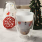 Glass Coffee Cups Double Wall Glass Cup Cartoon