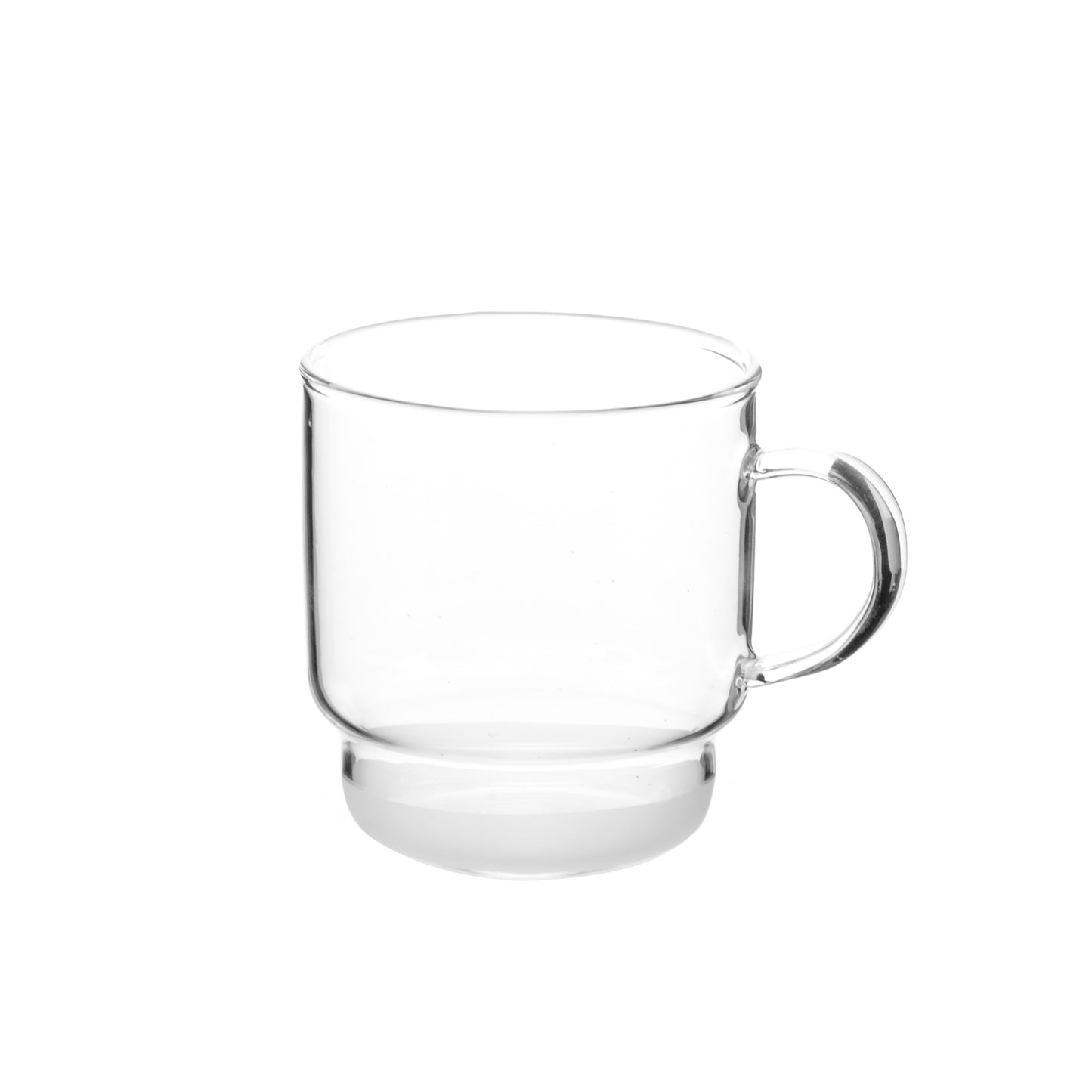 Heat resistant borosilicate glass pitcher with 4pcs single wall glass cup set.