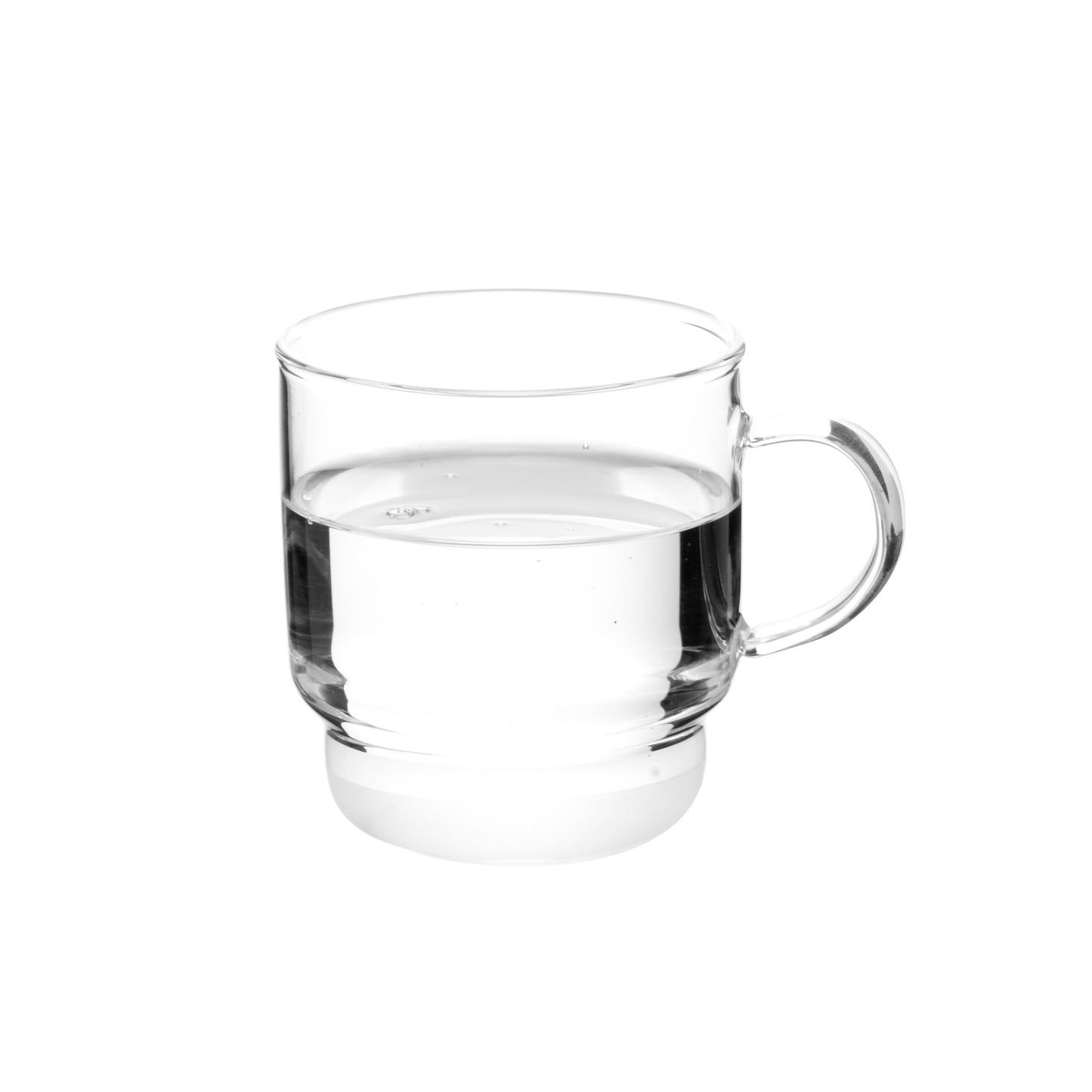 Heat resistant borosilicate glass pitcher with 4pcs single wall glass cup set.