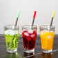 Stainless steel straw with silicone,total 16pcs/set straws