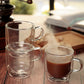 Heat Resistant Coffee Cup Double Wall Glass Cup 160ML 4pc/set