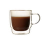 Heat Resistant Coffee Cup Double Wall Glass Cup 160ML 4pc/set