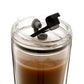 Glass Cup Brosilicate Coffee Glasses with Lid 600ml